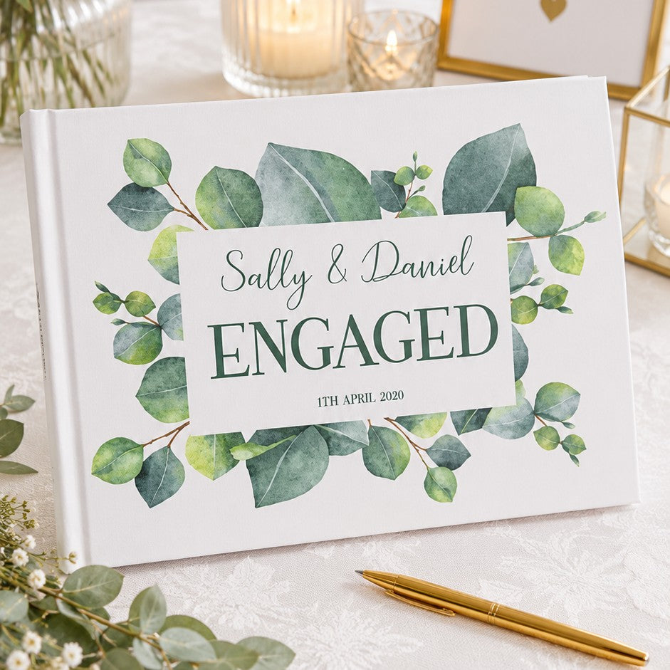 engagement guest book