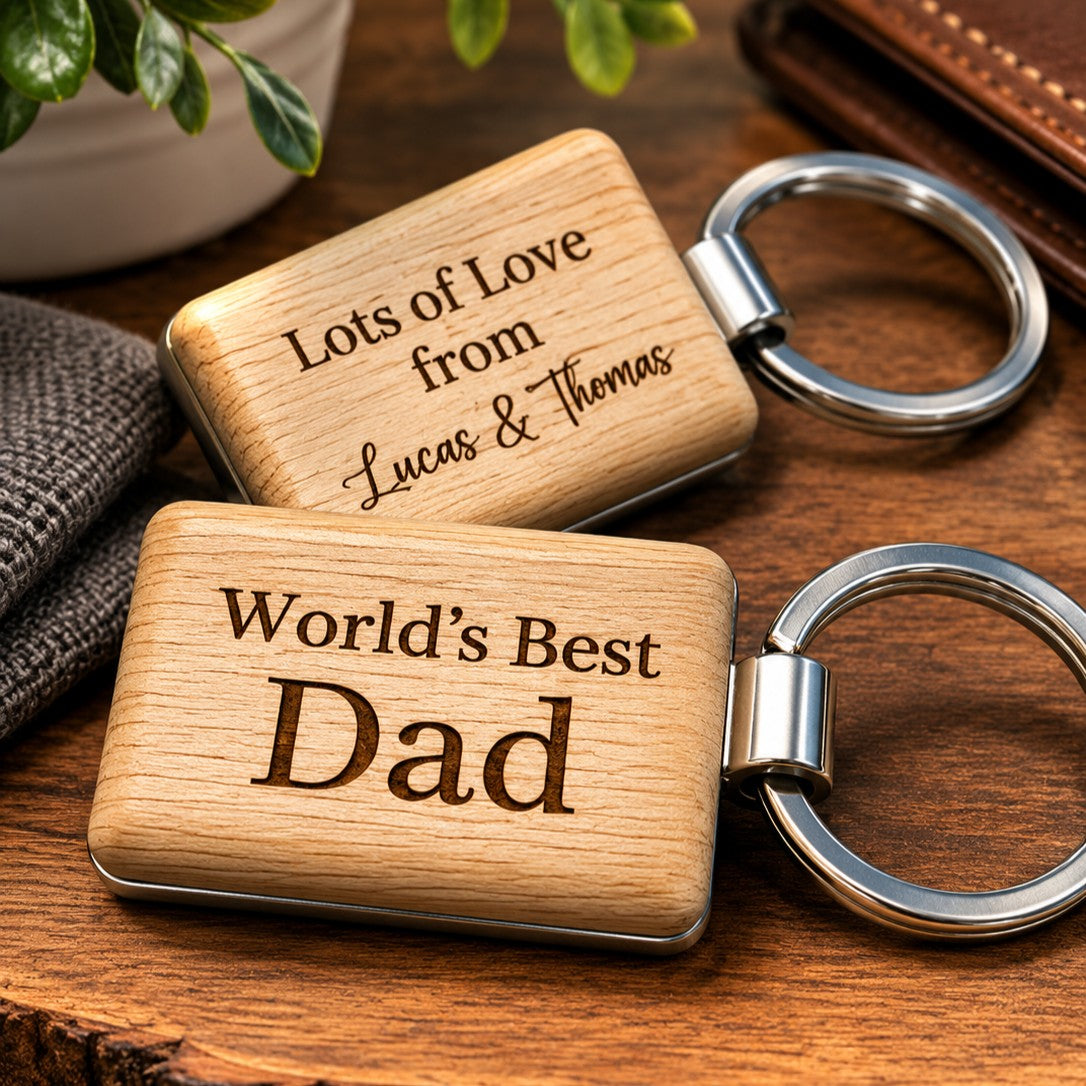 personalised engraved keyring