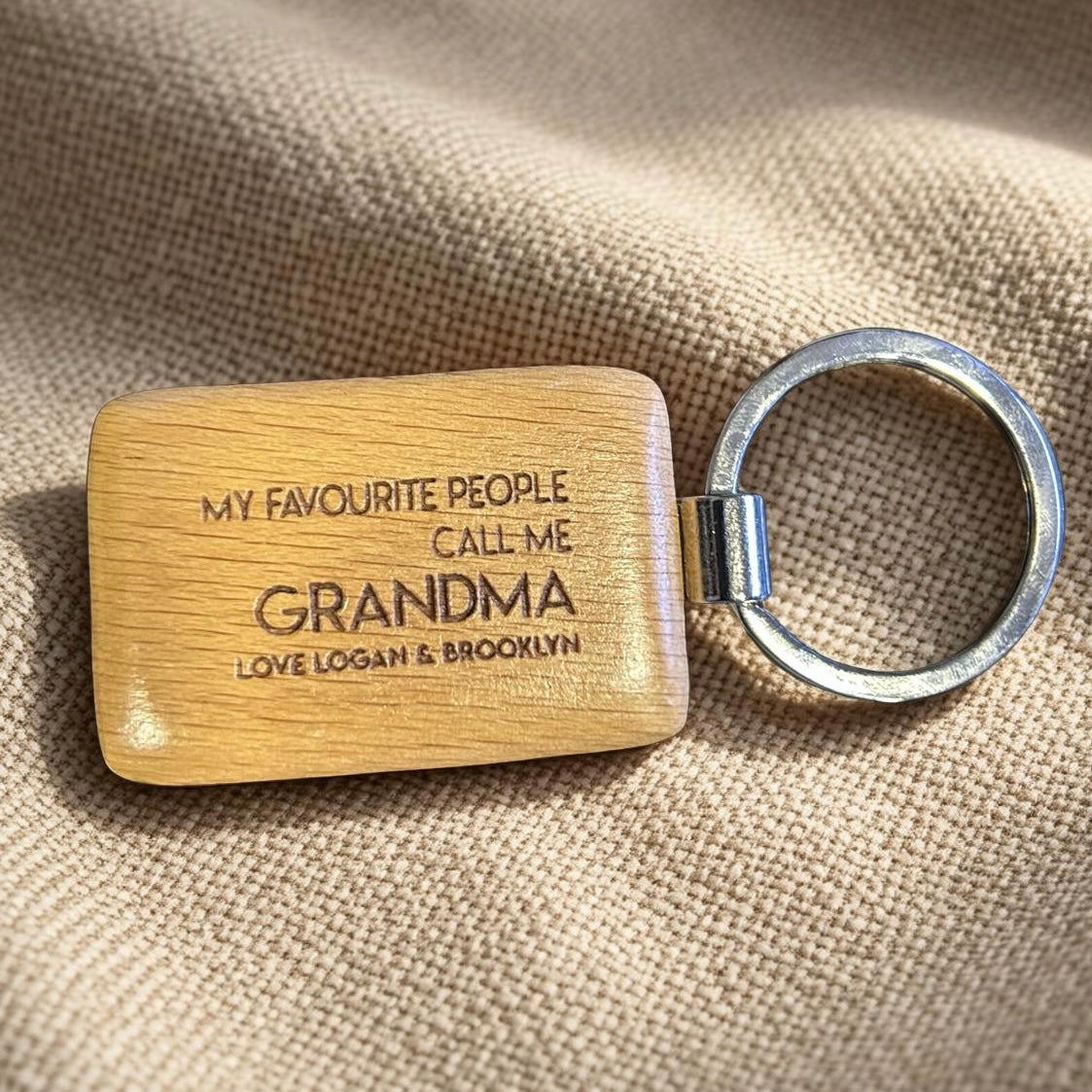 personalised keyring