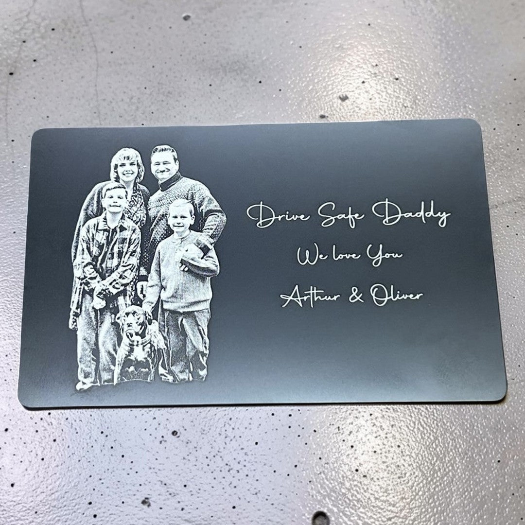 metal wallet card