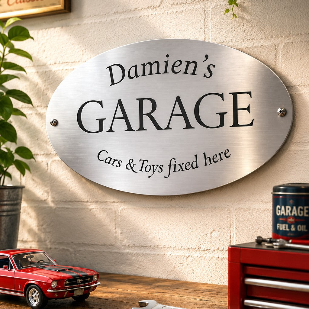 personalised garage sign