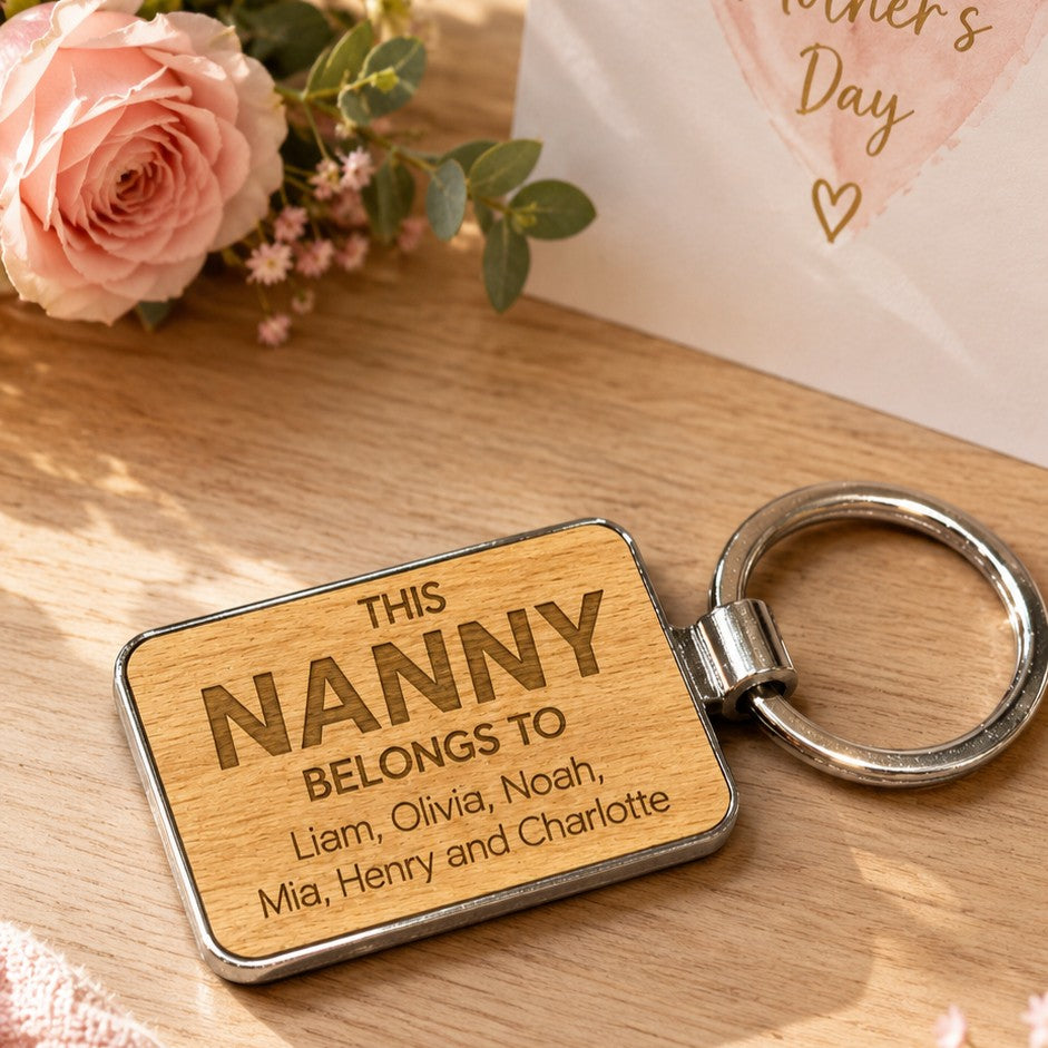 personalised keyring for her