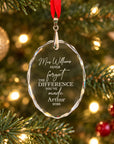 engraved teacher ornament
