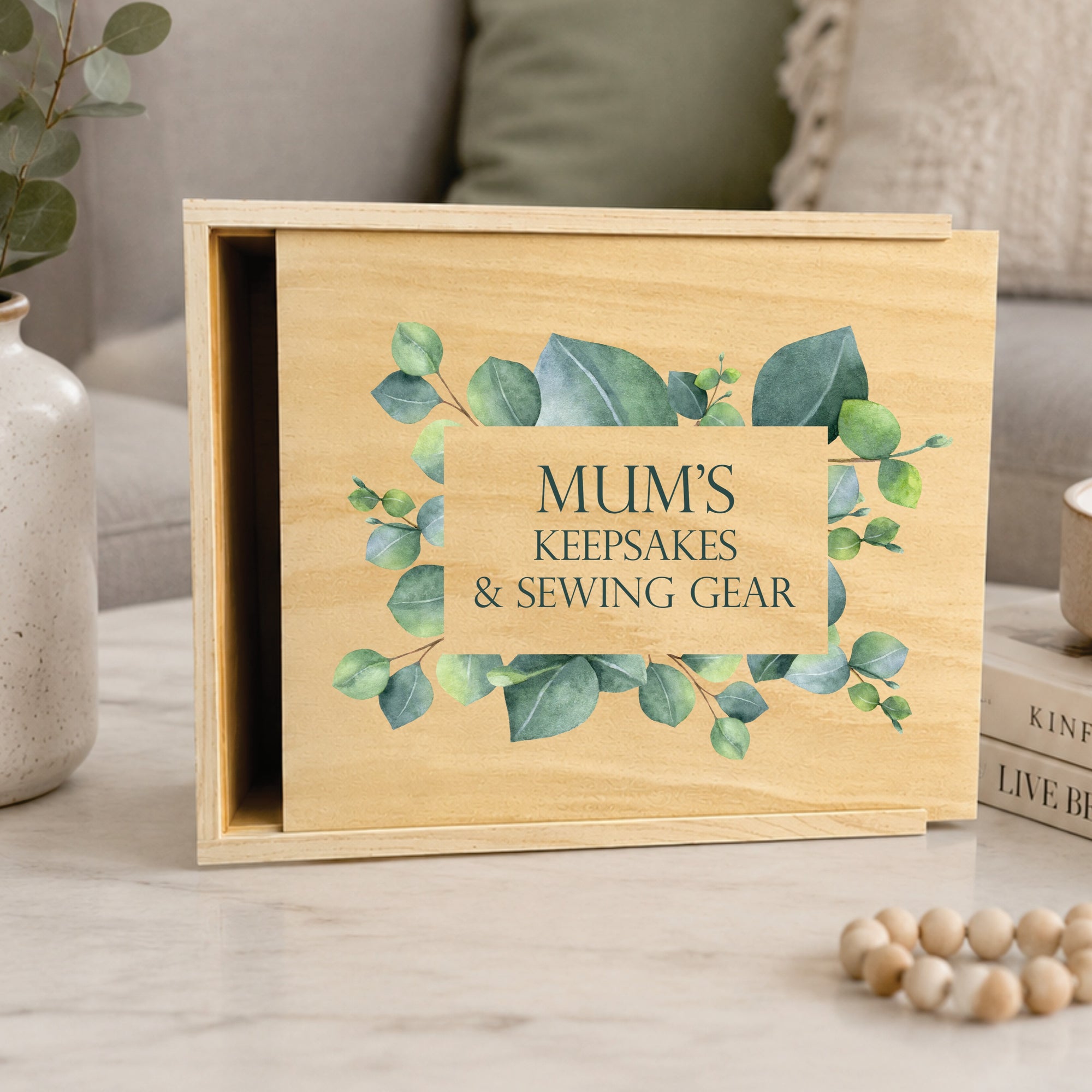 Eucalyptus Frame - Wooden Keepsake Box
