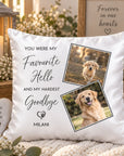 Favourite Hello Pet Memorial Cushion
