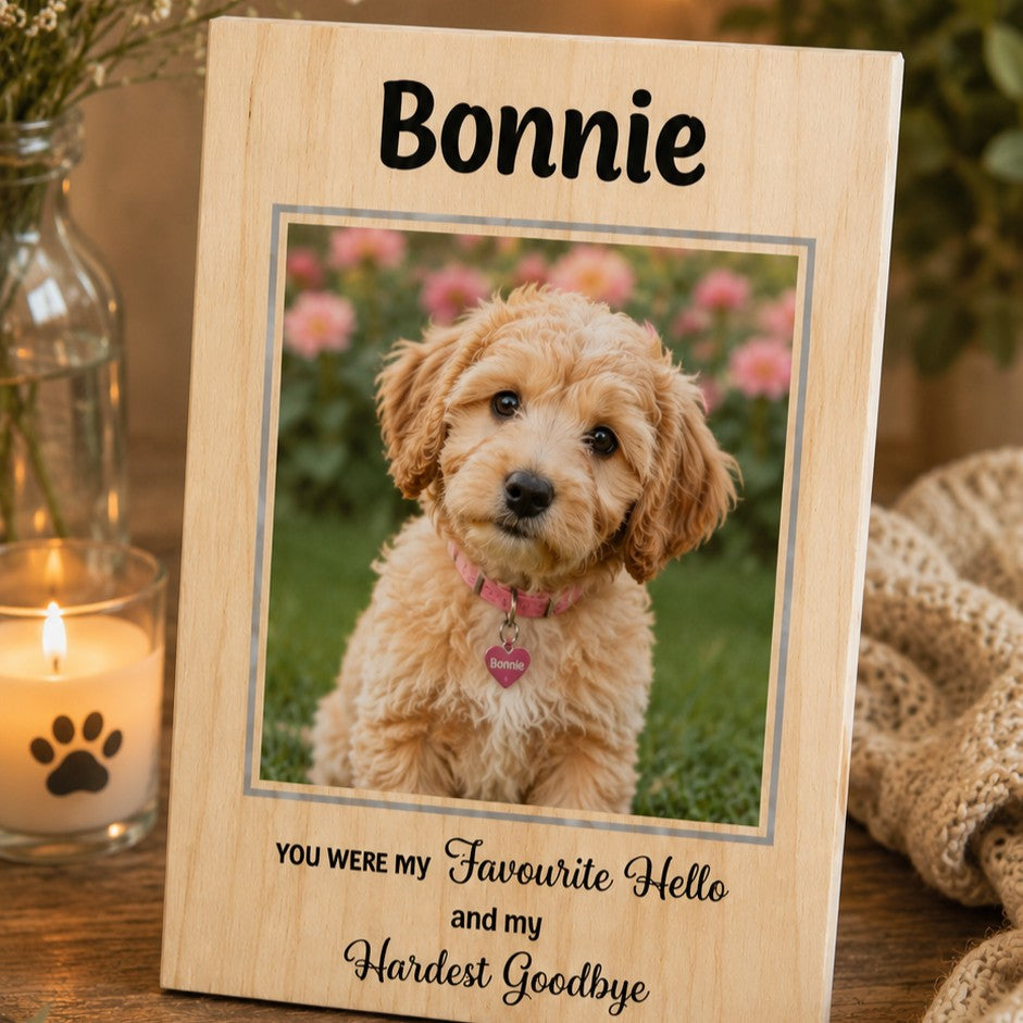 pet memorial photo gift