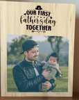 New dad gift personalised Father’s Day photo block