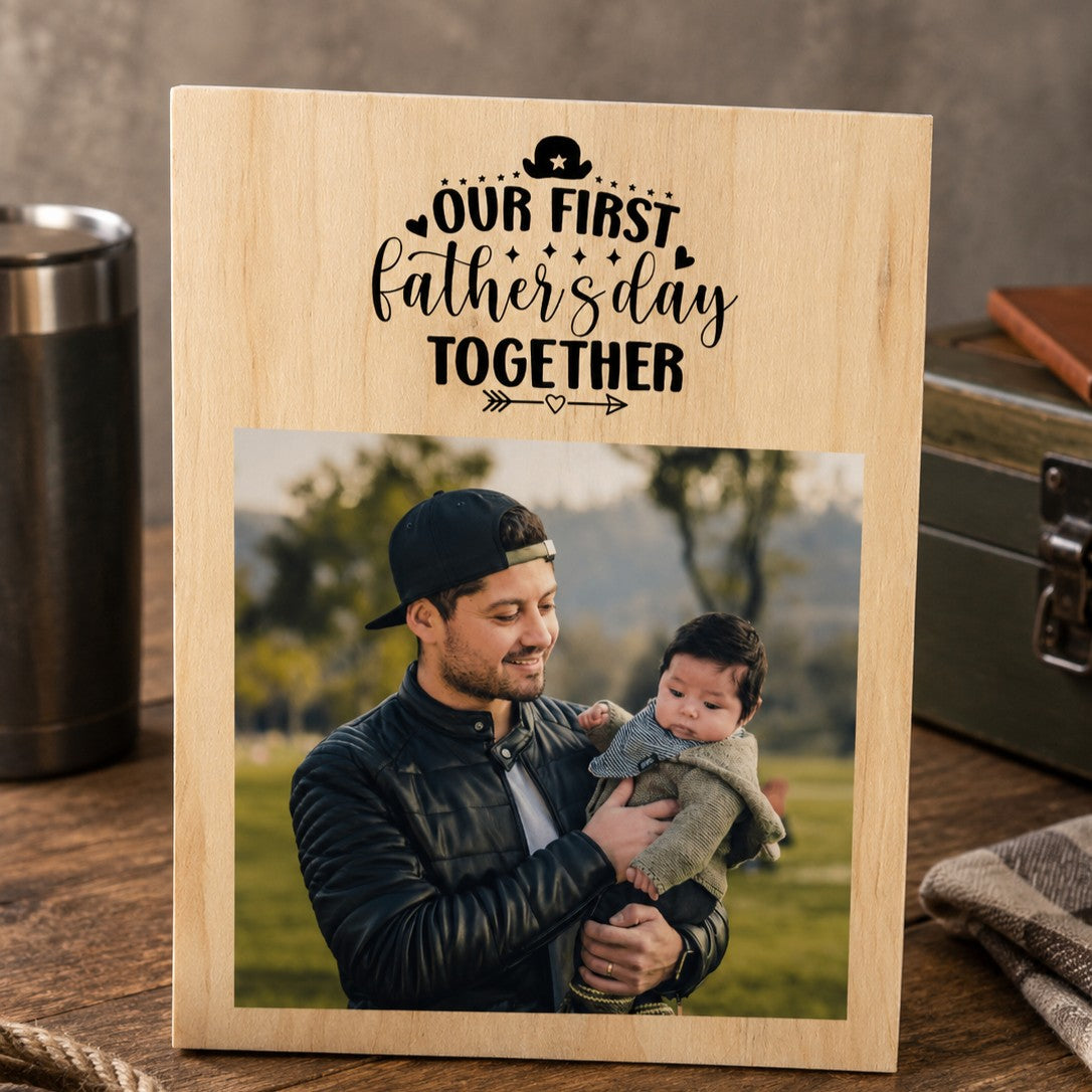 our first father's day photo gift