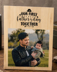 our first father's day photo gift