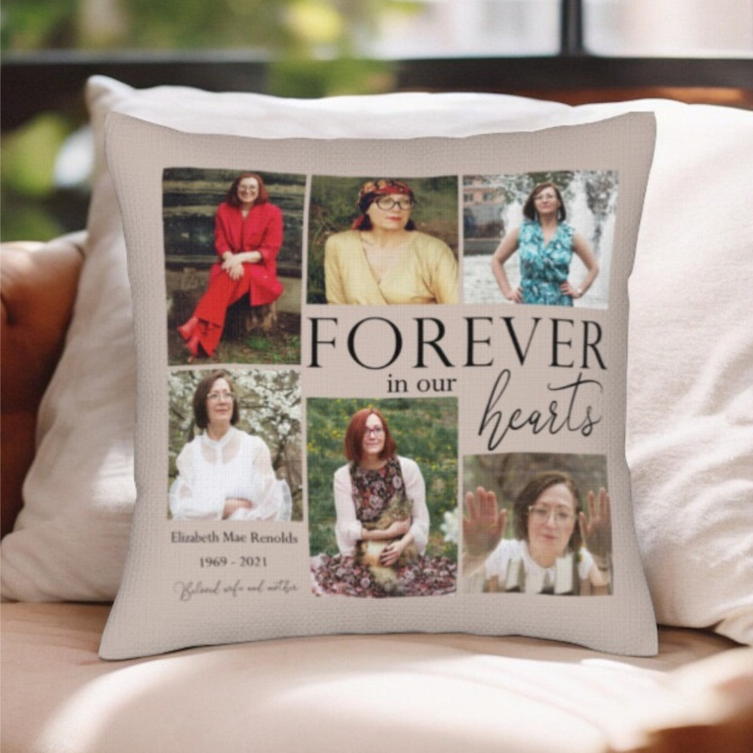 forever in our hearts cushion