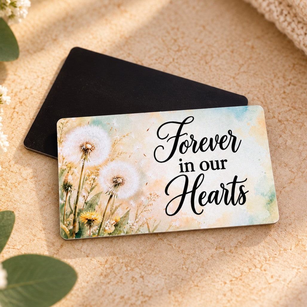 forever in our hearts memorial magnet