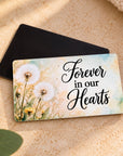 forever in our hearts memorial magnet