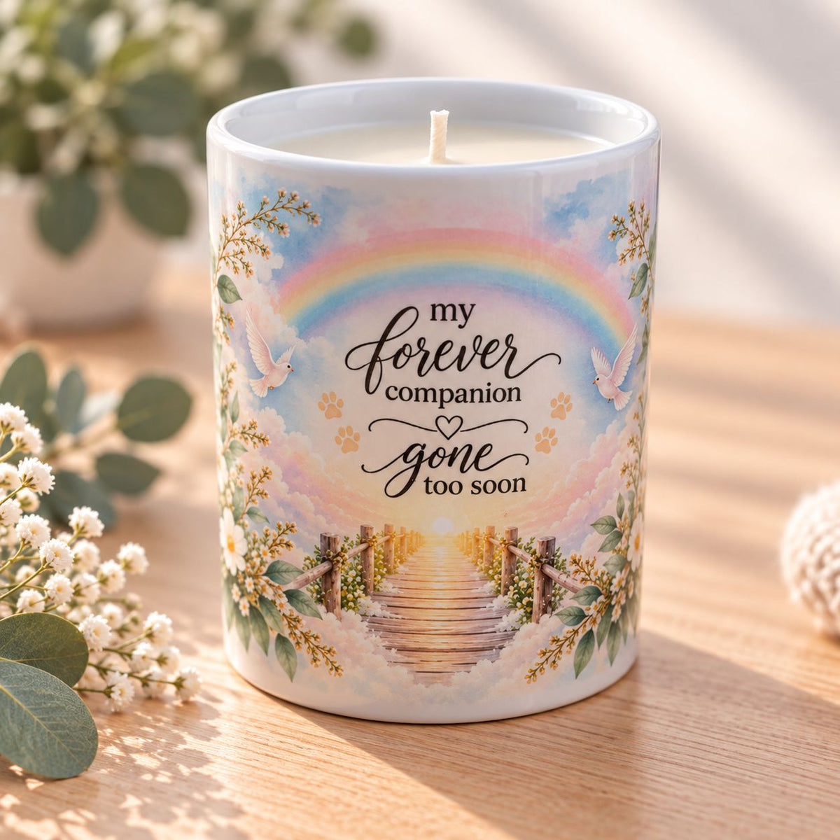 Gentle Comfort Pet Memorial Candle Hamper