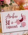 personalised birthday guestbook