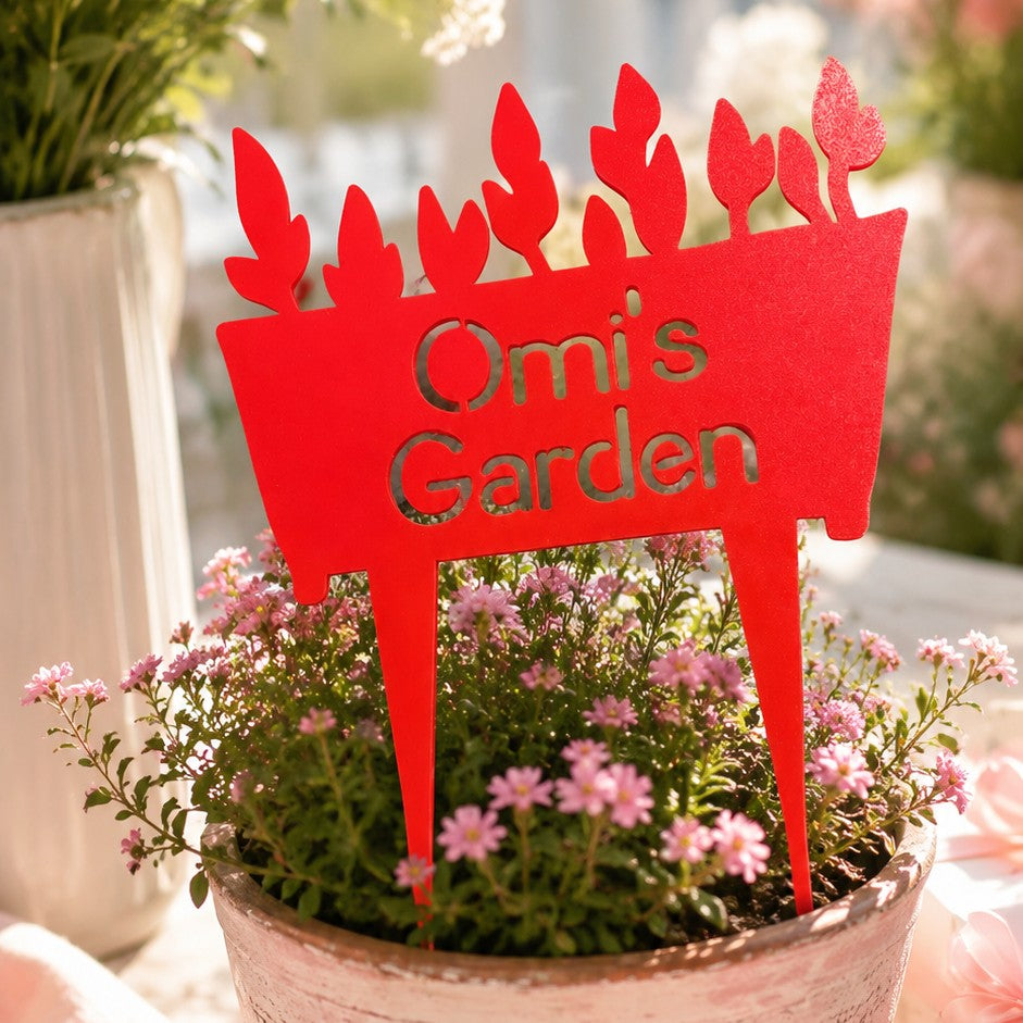 custom garden sign