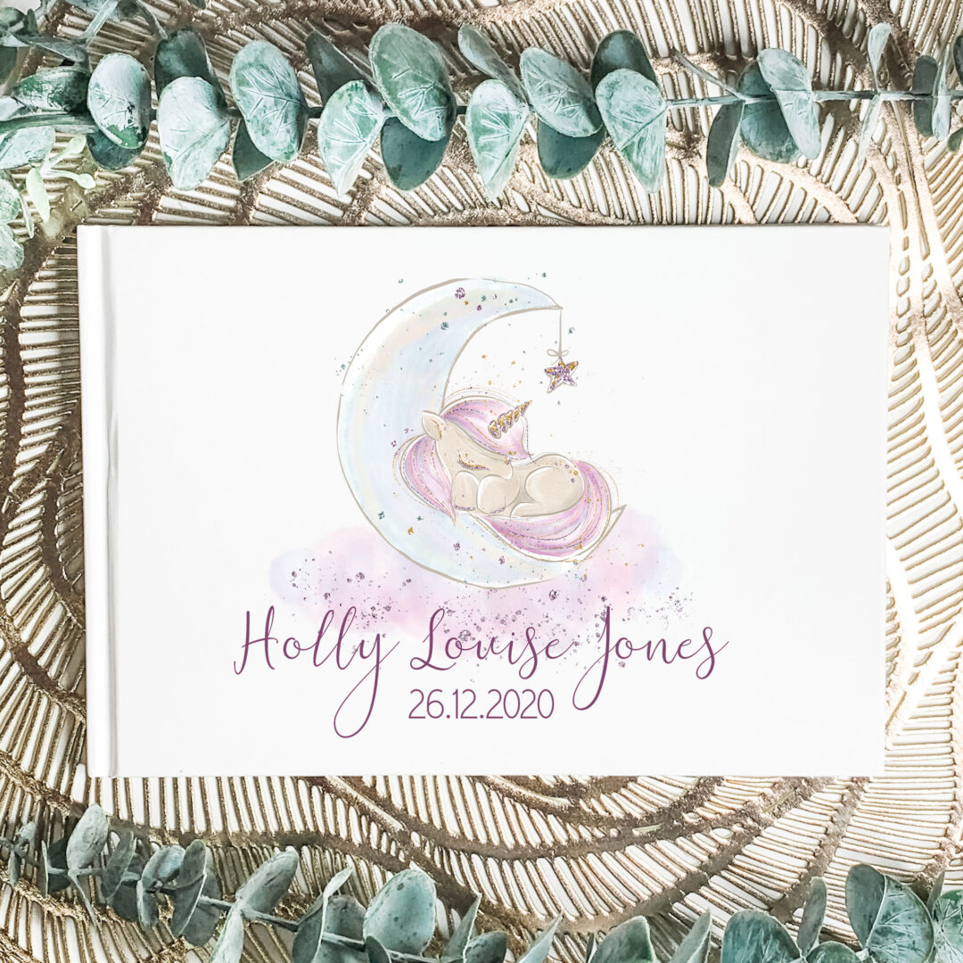 baby guest book, christening book