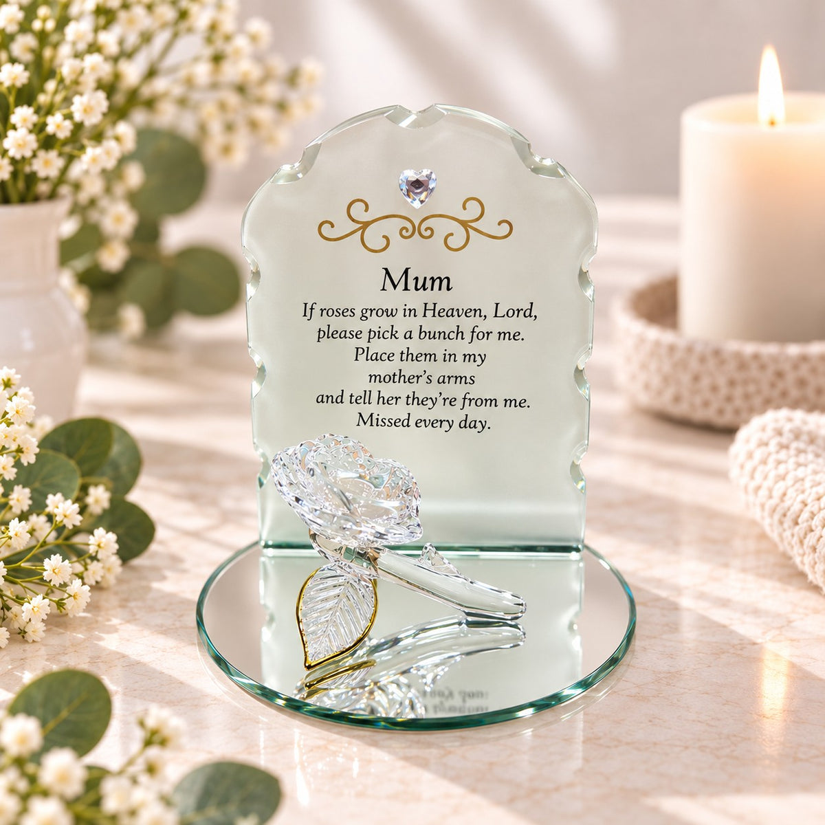 memorial plaque - mum