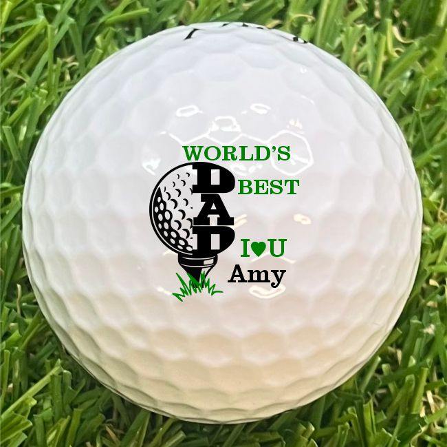 personalised golf balls