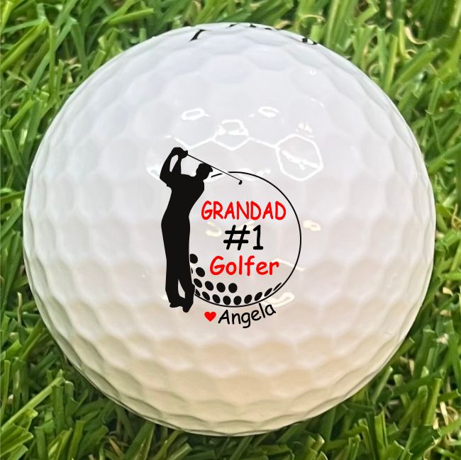 personalised golf balls