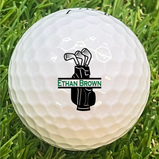 personalised golf balls