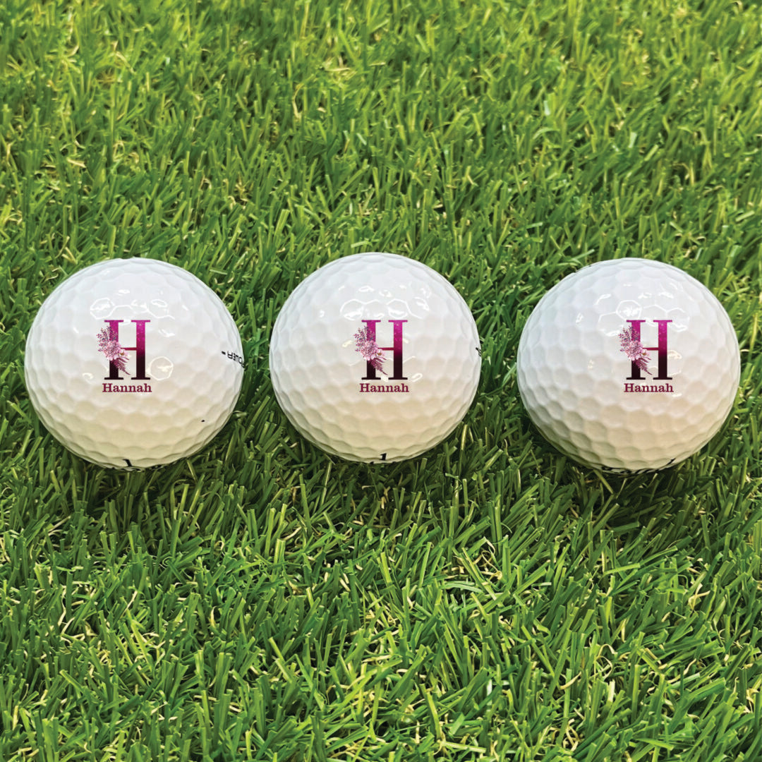 personalised golf balls