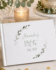 personalised birthday guest book