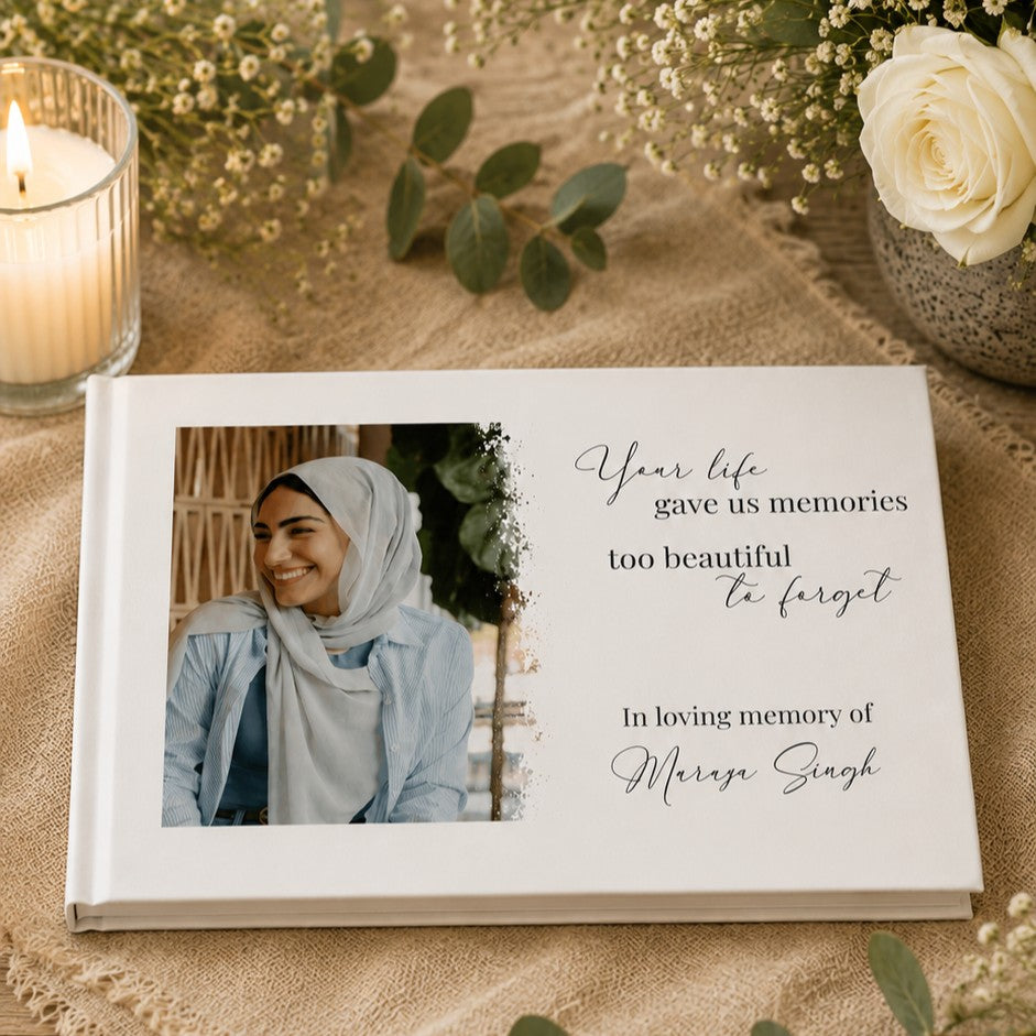 memorial guest book