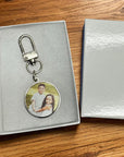 Personalised Mother’s Day photo bag clip charm