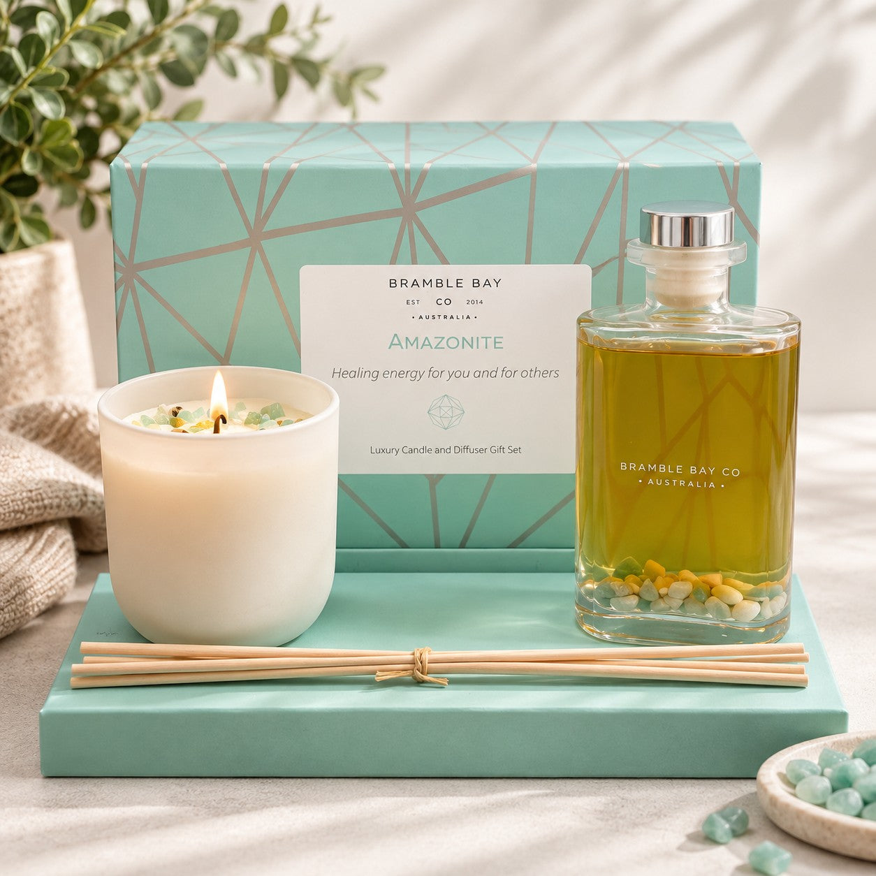 healing crystal gift set