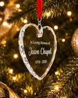 crystal remembrance ornament
