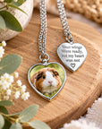 Pet memorial urn necklace