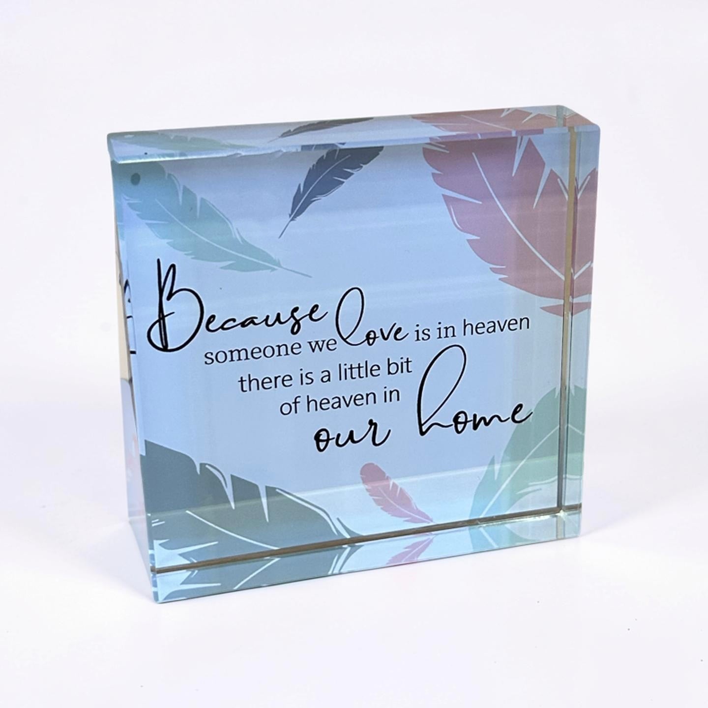 heaven in our home plaque