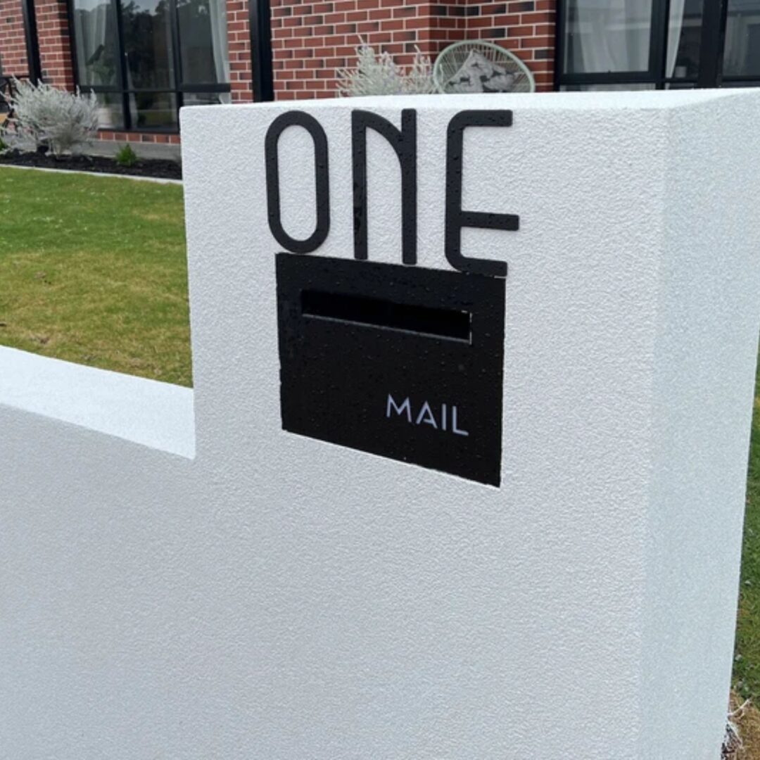 house number sign