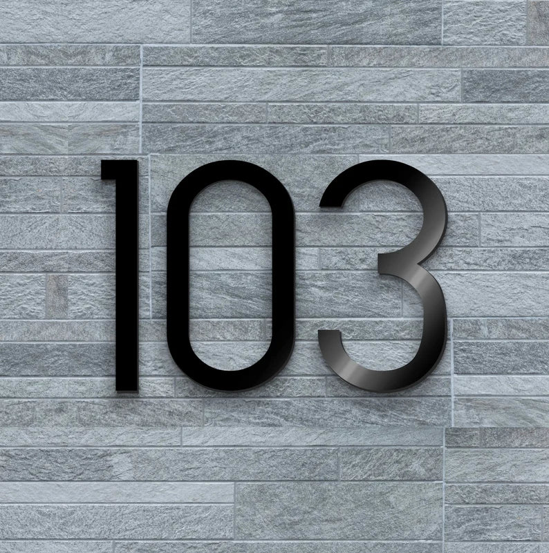 house number signs