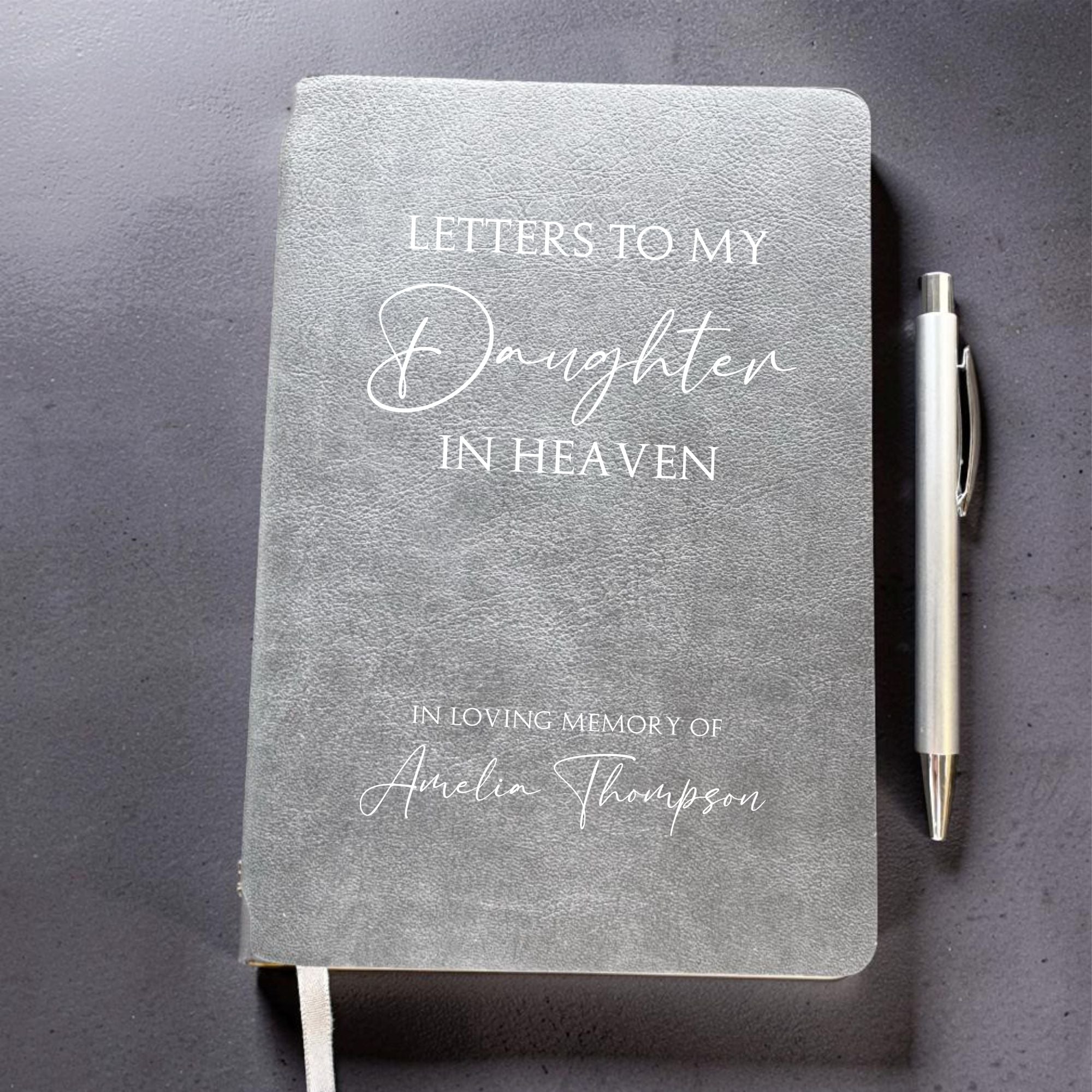 A5 Leatherette Notebook - Letters To Heaven