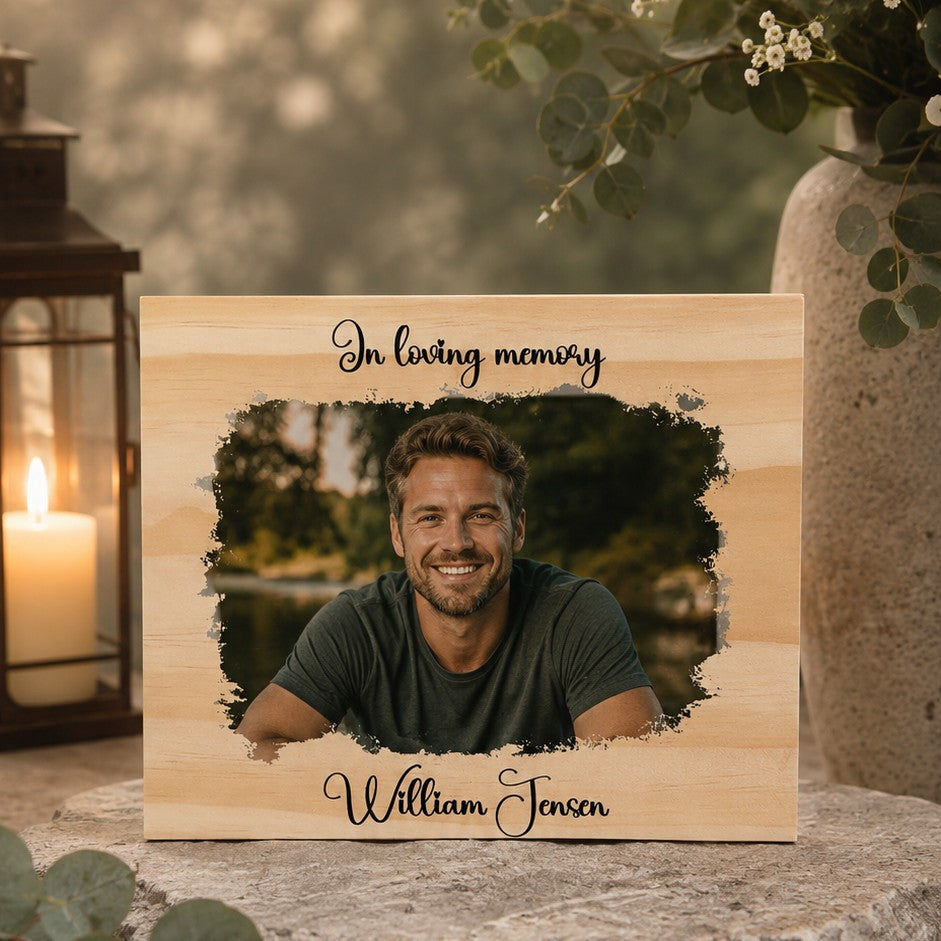 memorial photo keepsake
