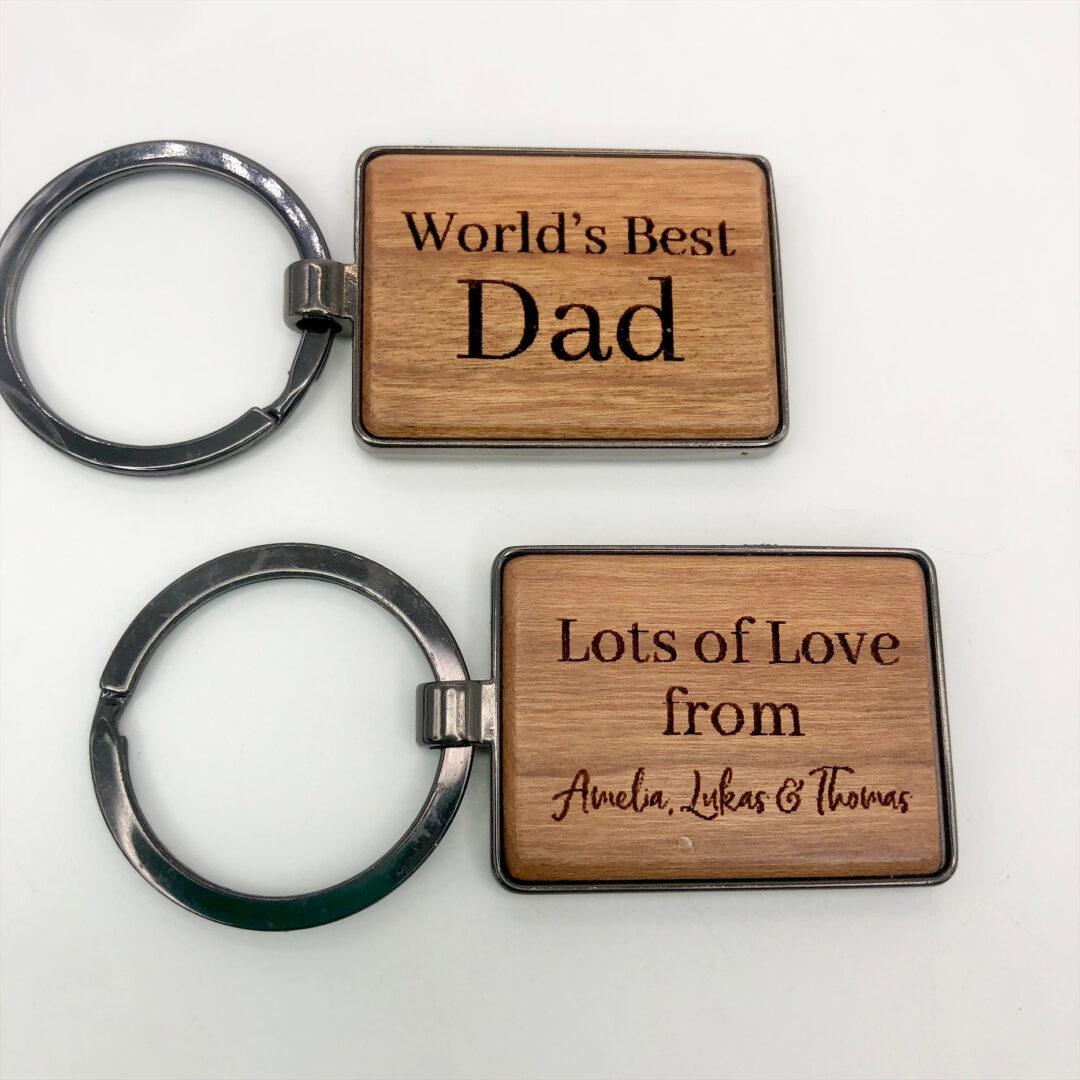 personalised key ring
