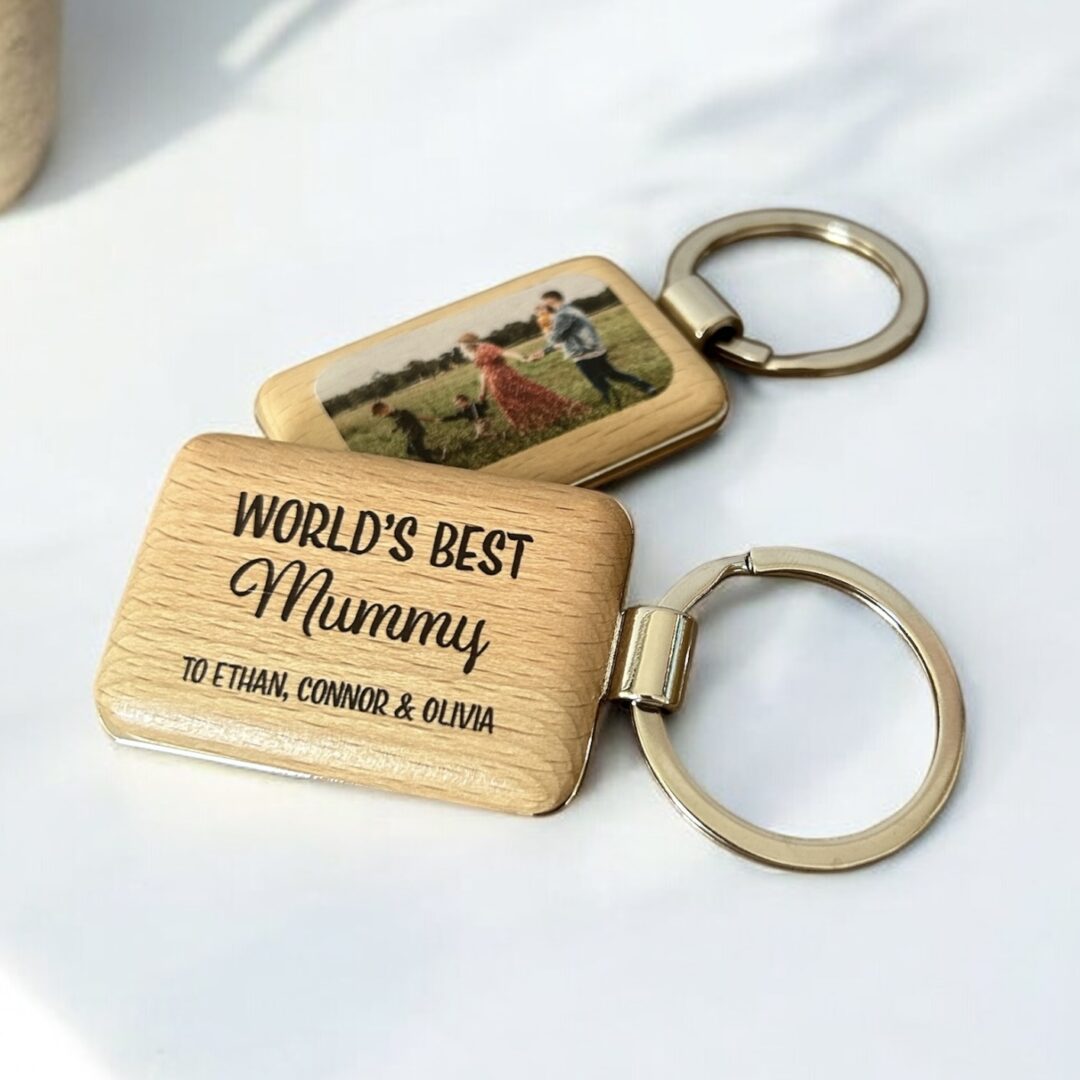 photo keyring, personalised mothers day gift