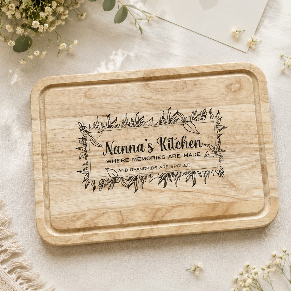personalised chopping board for mothers day