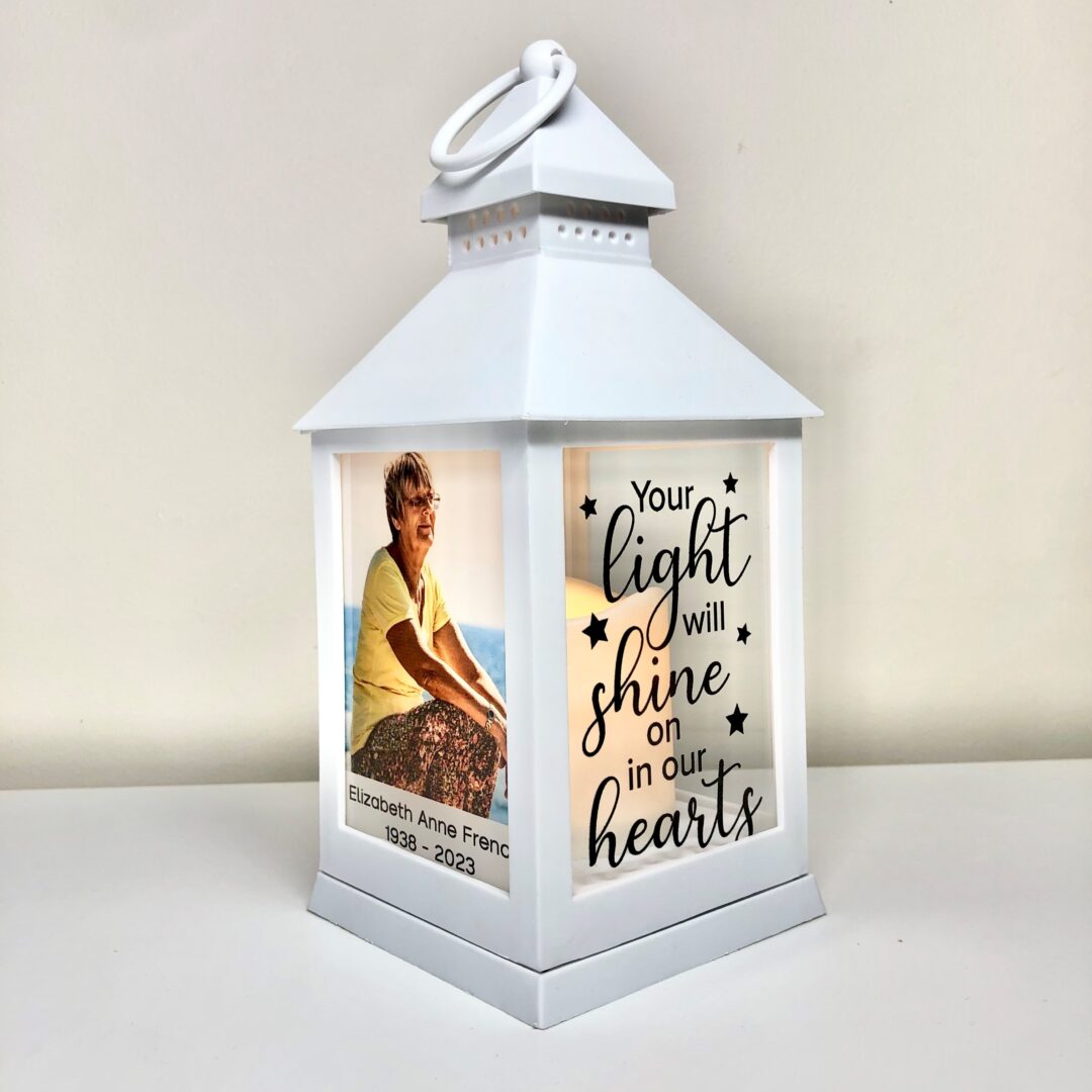 memorial lantern, memorial gift