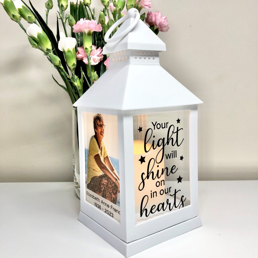 memorial lantern, memorial gift