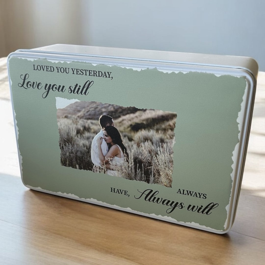 Love you forever Collage tin
