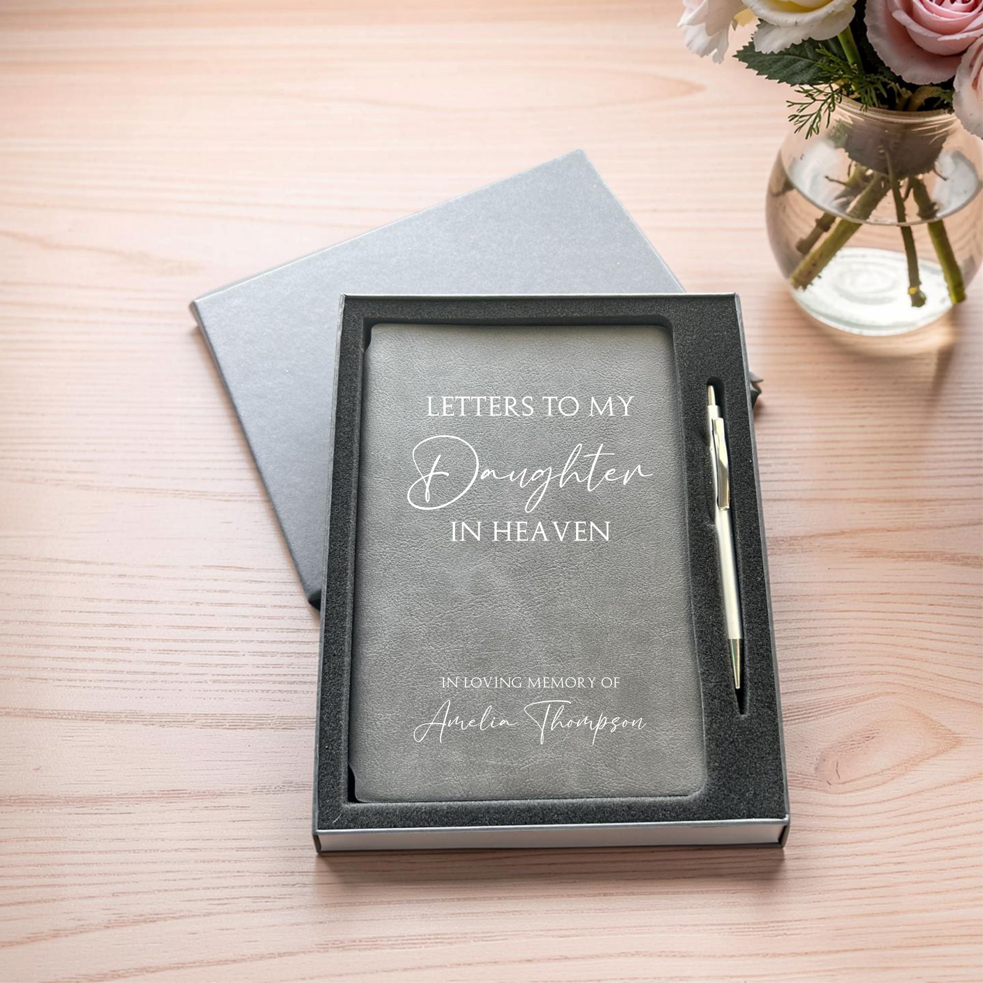 A5 Leatherette Notebook - Letters To Heaven
