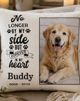dog memorial photo cushion