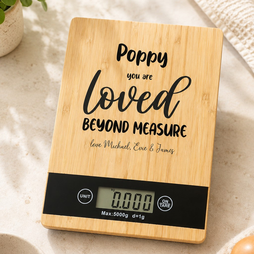 custom kitchen scale