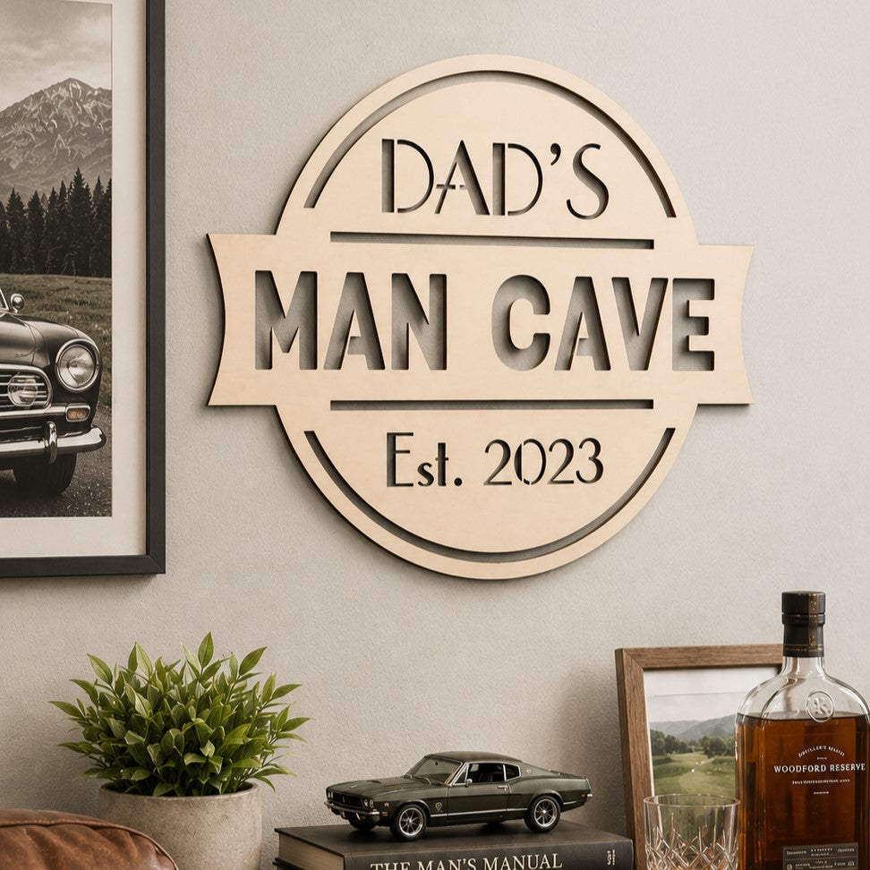 custom man cave sign