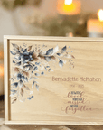 memorial-keepsake-box Large memorial memory box with custom name and dates