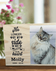 pet memorial Custom pet loss keepsake free standing photo block