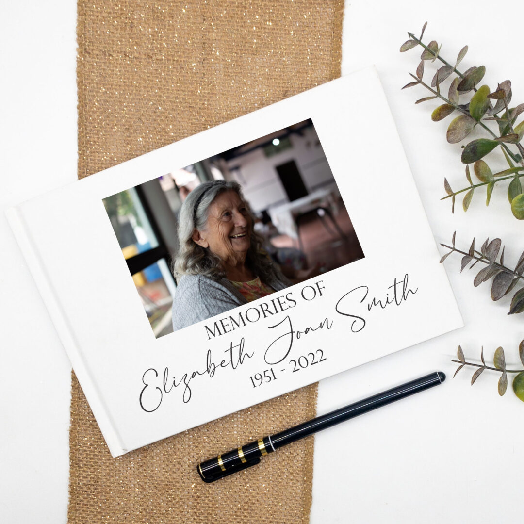 funeral guest book