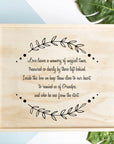 memorial keepsake box Wooden remembrance box for photos and keepsakes